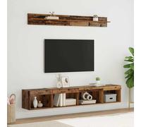 vidaXL Set di Mobiletto da TV a Parete 5 pz Legno vecchio