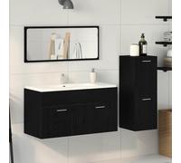 vidaXL Moderno centro intrattenimento in rovere Artisan con illuminazione a LED integrata e due cassetti | Supporto TV per soggiorno, elegante soluzione di archiviazione, design compatto, per