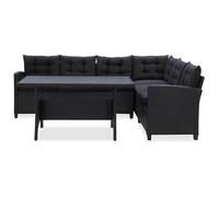 vidaXL Set di mobili da Esterno Nero polyrattan, Un Viaggio tra Natura, Arte e innovazione: Esplora i paesaggi Moderni e i Design del Futuro Luminoso di Oggi