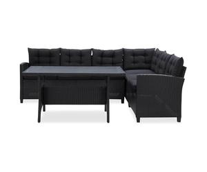 vidaXL Set di mobili da Esterno Nero polyrattan, Un Viaggio tra Natura, Arte e innovazione: Esplora i paesaggi Moderni e i Design del Futuro Luminoso di Oggi