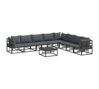 vidaXL Set di mobili da Esterno - Ottimo per Il Giardino o Il Patio. È Resistente alle intemperie e Si Adatta al Tuo Stile. È Moderno e modulare, Perfetto per Qualsiasi Spazio.