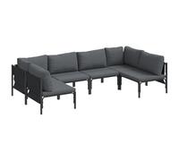 vidaXL Set di Mobili da Esterno per Giardino, Patio, Balcone o Terrazza - Posti Ideali per Il Portico o Il Giardino