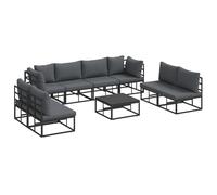 vidaXL Set di Mobili da Giardino - Panca per Il Patio, Set Moderno per Relax in Tutte Le Stagioni