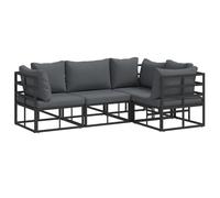 vidaXL Set di Mobili da Giardino - Perfetto per Il Tuo Patio, terrazza o Giardino. Questo Sistema di Lounge modulare è Ideale per Incontri e cene all'aperto.