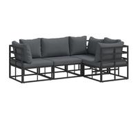 vidaXL Set di Mobili da Giardino - Perfetto per Il Tuo Patio, terrazza o Giardino. Questo Sistema di Lounge modulare è Ideale per Incontri e cene all'aperto.