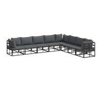 vidaXL Set di mobili da Giardino Resistente alle intemperie, è Perfetto per Il Tuo Giardino. Puoi personalizzarlo e adattarlo ai Tuoi spazi, ha Un Look Moderno.
