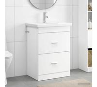 vidaXL Set di mobili per il bagno Bianco 61 x 40 x 84,5 cm