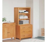 vidaXL Set di Mobili per Magazzino 2 pz Marrone 80 x 50 x 160 cm