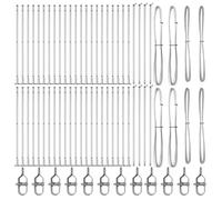 vidaXL Set di pali di recinzione in acciaio zincato a caldo per installazione di recinzioni all'aperto, set completo moderno grigio per le frontiere, pali in metallo resistente, struttura di alta
