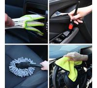 vidaXL Set di spazzole per la pulizia dell'auto 13 pz 13 pz