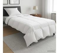vidaXL Set di Piumoni 2 pz 135 x 200 cm Inverno Bambù Bianco