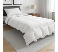 vidaXL Set di Piumoni 2 pz 137 x 200 cm Inverno Bambù Bianco
