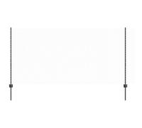 vidaXL Set di recinzione esagonale in acciaio grigio con finitura opaca | facile installazione di recinzioni esterne in metallo include 1 rotolo e 22 pali design durevole e moderno per i limiti di