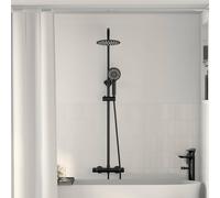 vidaXL Set di Sistema Doccia Termostatico Nero 27 x 46 x 123 cm