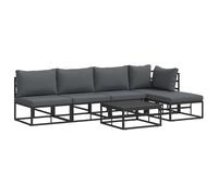 vidaXL Set di Sofà da Giardino - Perfetto per il tuo Spazio Esterno! È comodo, versatile e offre un ottimo posto per divertirti con gli amici. Questo set lounge modulare è proprio quello che ti serv