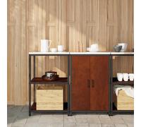 Set di Stoccaggio per Cucina HATTEM 2 pz Ruggine Acciaio