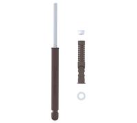 vidaXL Set di Supporti Invisibili per Mensole Ø12 x 190mm in Acciaio Marrone Opaco, adatti sia per interni che per esterni. Design Cilindrico Minimalista. 12 Supporti con Alta Capacità di Carico. Ac