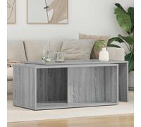 vidaXL Set di Tavolini da Caffè 2 pz Grigio Sonoma 90 x 48 x 40 cm