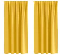 vidaXL Set di Tende Che oscurano, Blackout, bloccano la Luce e garantiscono Privacy, perfette per camere da Letto buie e soggiorni, per Una Bella Decorazione Interna