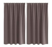 vidaXL Set di Tende - Tende Che bloccano la Luce - Tendaggi Blackout - Protezione dalla Luce - Privacy per la Camera da Letto - Decorazione per la casa - Interno