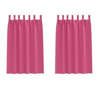 vidaXL Set di Tende : Tende Che oscurano Completamente per Le camere da Letto, proteggono la Privacy e Sono Un Bel Tocco per l’Arredamento.