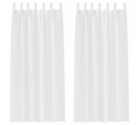 vidaXL Set di Tende : Tende oscuranti, Drappeggi Blackout, blocca la Luce, Privacy, Camera da Letto buia, Arredamento casa, Interno