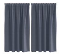 vidaXL Set di Tende, Tende oscuranti, tendaggi Che bloccano la Luce, per Avere Privacy in Una Stanza da Letto buia, perfette per Decorare la casa, da Usare Dentro.