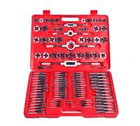 vidaXL Set di Utensili Dadi e Filiere Maschi 111 pz