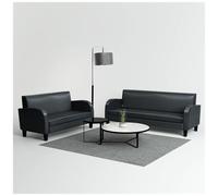 VIDAXL - Set Divani 2 Pz In Pelle Artificiale Nera