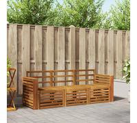 vidaXL Set divani 3 pcs Naturale Legno di Acacia Massello, Set di mobili da giardino moderni, sedute resistenti agli agenti atmosferici, divano in acacia, soluzioni per lounge