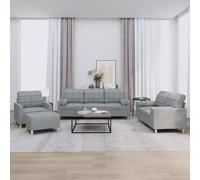 VidaXL - 3201266 set di mobili per soggiorno Grigio