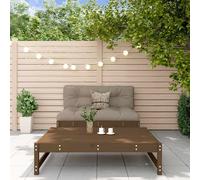 vidaXL Set Divani da Giardino 2 pz con Cuscini in Legno Massello ambra