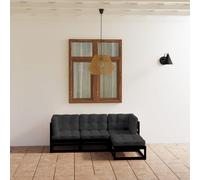 VIDAXL - Set Divani Da Giardino 4 Pz Con Cuscini Legno Massello Di Pino