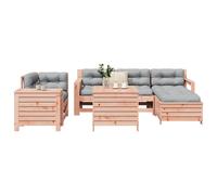 vidaXL Set Divani da Giardino 7 pz in Legno Massello Abete Douglas