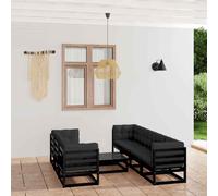 VidaXL Set Divani da Giardino 8 pz con Cuscini Legno Massello di Pino