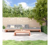 vidaXL Set Divani Giardino 4 pz con Cuscini Legno Massello di Douglas