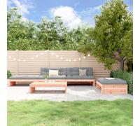 vidaXL Set Divani Giardino 5 pz con Cuscini Legno Massello di Douglas