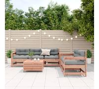 vidaXL Set Divani Giardino 6 pz con Cuscini Legno Massello di Douglas