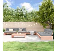 vidaXL Set Divani Giardino 6 pz con Cuscini Legno Massello di Douglas