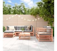 vidaXL Set Divani Giardino 7 pz con Cuscini Legno Massello di Douglas