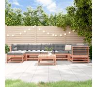 vidaXL Set Divani Giardino 8 pz con Cuscini Legno Massello di Douglas
