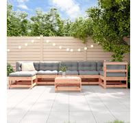 vidaXL Set Divani Giardino 8 pz con Cuscini Legno Massello di Douglas