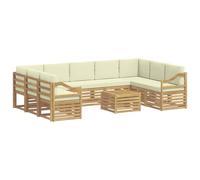 vidaXL Set divani Legno di Acacia Massello