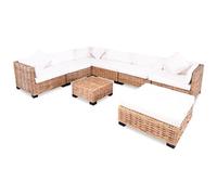 VIDAXL - Set Divano 27 pz in Rattan Naturale