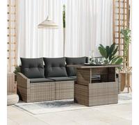 vidaXL Set Divano da Giardino 5 pcs Grigio 100 x 55 x 73 cm