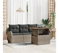 Set Divano da Giardino 5 pcs Grigio