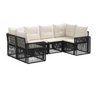 vidaXL Set Divano da Giardino 6 pz 6-Numero di posti