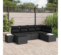 DIVANI DA GIARDINO VIDAXL Set da 6 pezzi, in polyrattan, 154 x 264 x 85 cm
