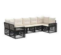 vidaXL Set Divano da Giardino 7 pz 7-Numero di posti
