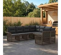 vidaXL Set Divano da Giardino 8 pz 8-Numero di posti
